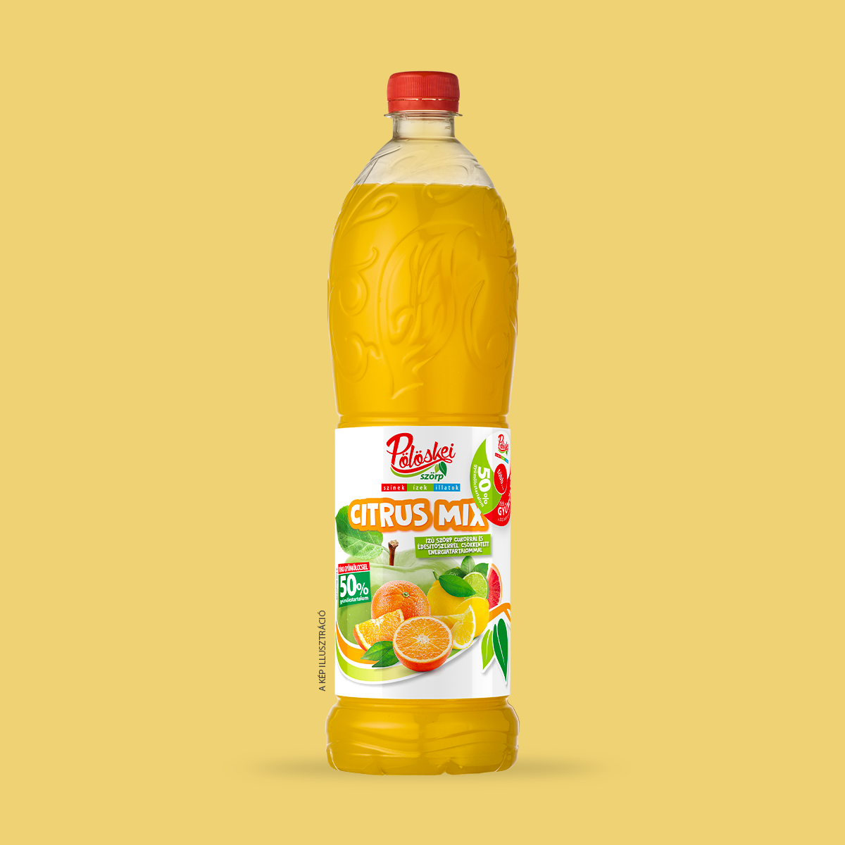 Pölöskei Citrus Mix ízű szörp