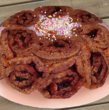 áfonyalekváros-charlotte