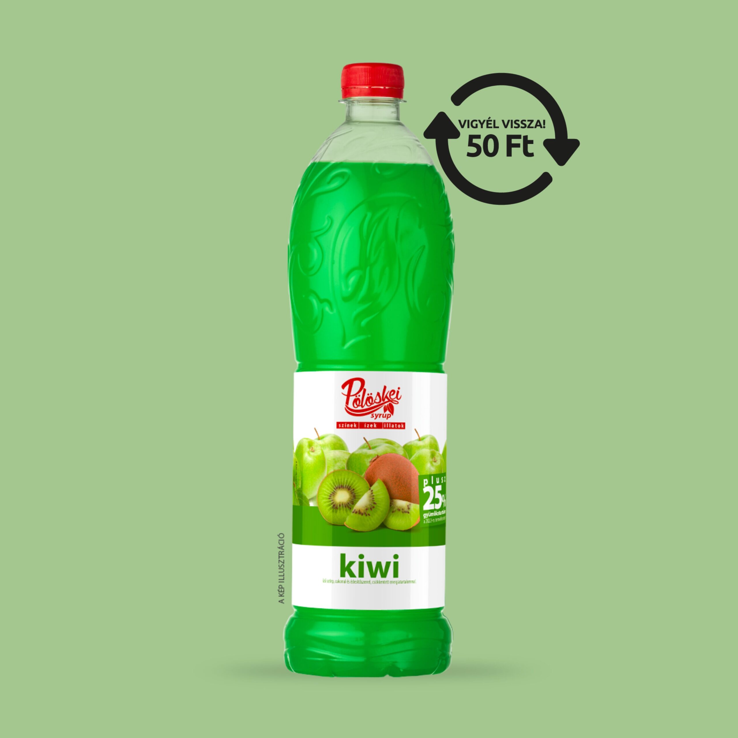 Pölöskei szörp kiwi szirup