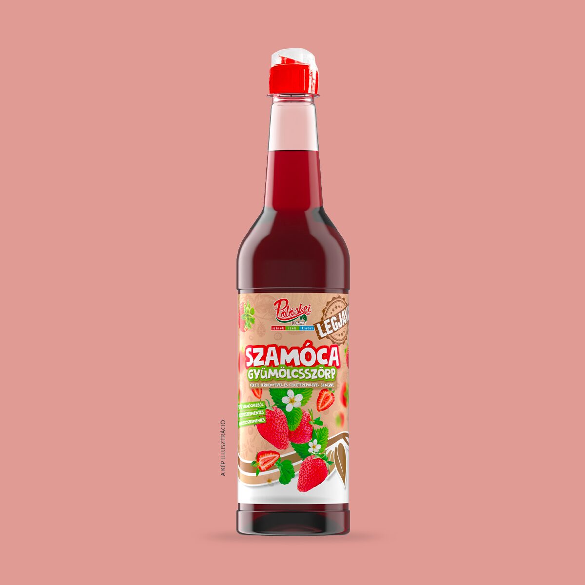 Pölöskei Szamóca gyümölcsszörp